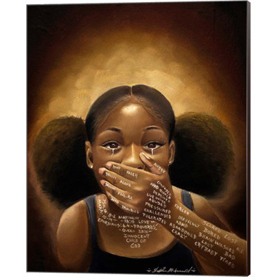 " Words We Never Said " by Salaam Muhammad Painting Print