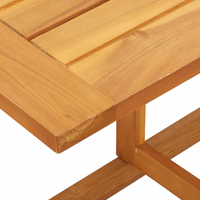 Rectangular Acacia Folding Outdoor Balcony Table , 90cm cm W 60cm cm D