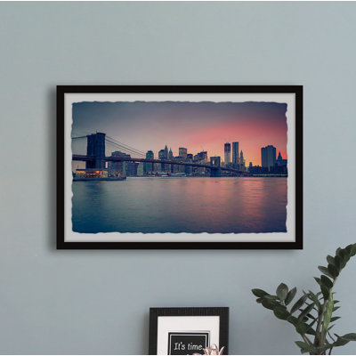 Dawn At The City - Single Picture Frame Print