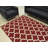 Majestic Trellis Red Machine Made Ivory Contemporary Handmade Wool Area Rug-17250053