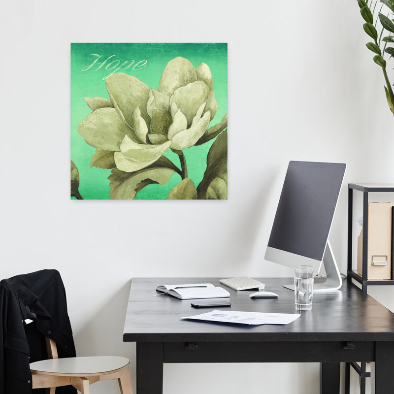 Espoir, abstrait, délicat, éthéré, fleur, art naturel, H 18 po x l 18 po
