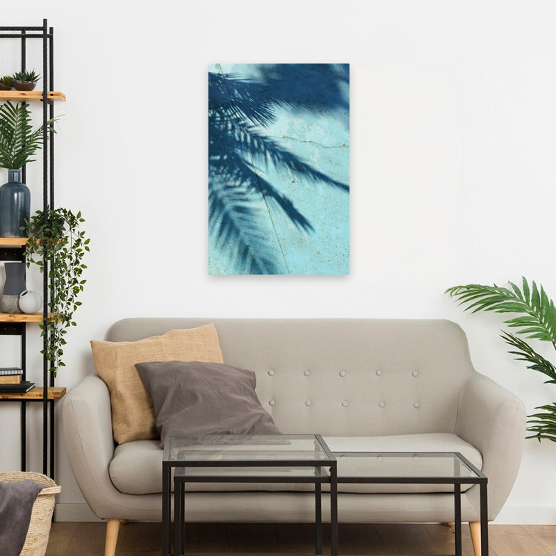 Ombre turquoise - photographie de paysage, art tropical, H 24 po x l 16 po