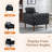 Demaine Faux Leather Armchair-902937781
