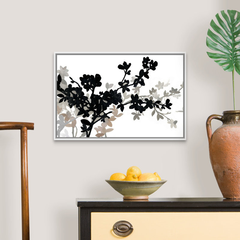 Reproduction d’art sur toile « Apple Bloom I », Toile encadrée flottée blanche, H 18 po x l 26 po x P 1,75 po