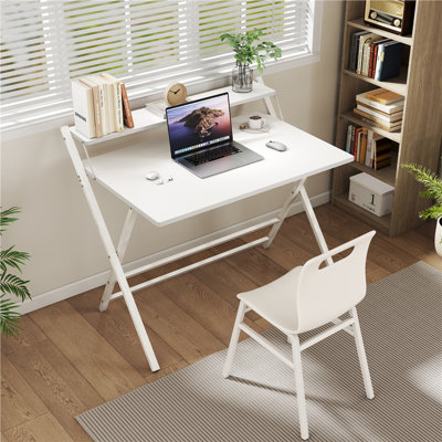 2-Tier Foldable Computer Desk