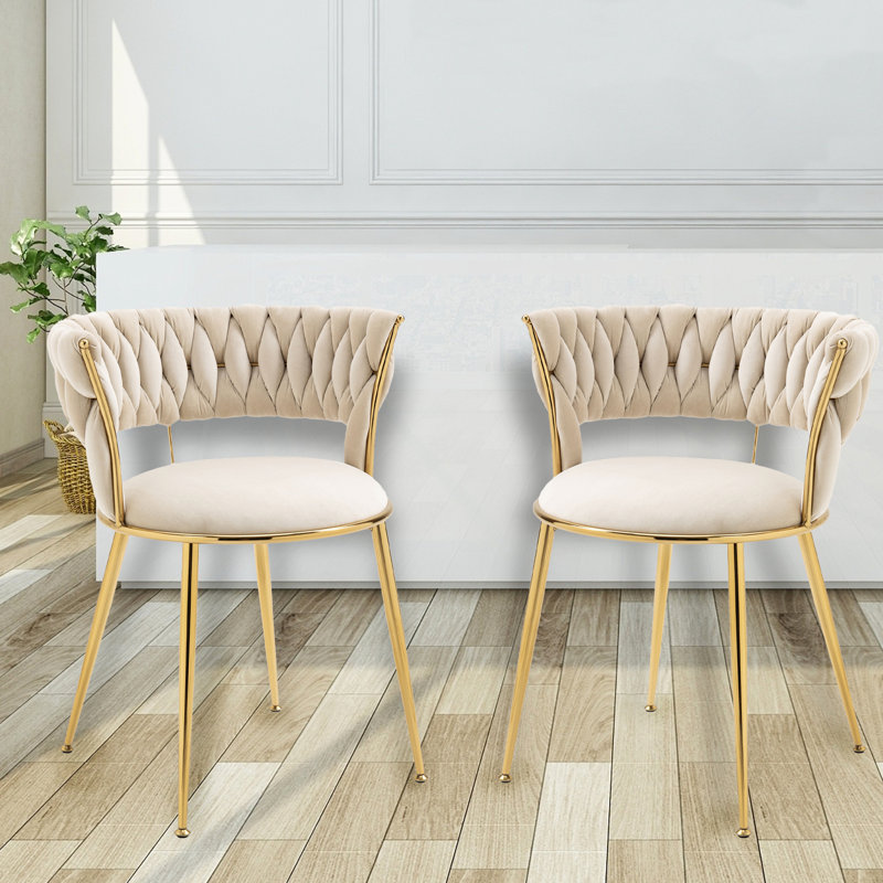 Chaises de loisirs, Velours ivoire