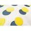 Housse et coussin de coussin décoratif à motif de cercles 3D 3D 19,7 po x 19,7 po