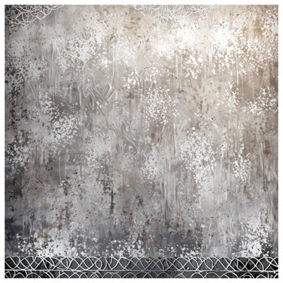Silver Abstract Texture Wall Tapestry - Texture Wall Decor