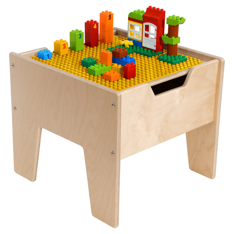 Table Contender Rectangle DUPLO, Jaune, Oui