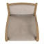 Chaise avec accoudoirs en tissu beige Cipolla-105513478