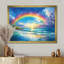 Arc-en-ciel dans les îles tropicales - art mural arc-en-ciel-644557606-644557791