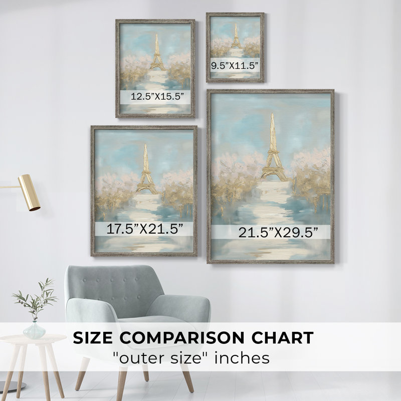 Reproduction encadrée FLORAL Series Dxxviii - bois massif, H 11 po x l 9 po