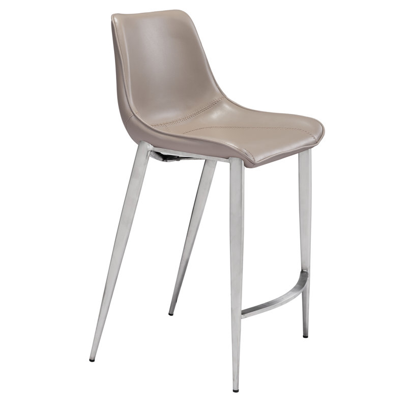 Magnus Upholstered Counter Stool with Metal Frame