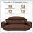 Smythe Modern Double Swing Cushion Only – Replacement 2-Person Egg Chair Pad – Overstuffed Water-Resistant Indoor/Outdoor Pillow-899662930