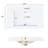 Comptoir de meuble-lavabo simple 30 po blanc avec lavabo et trou de robinet simple