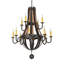 Barrel Stave 12 - Light Chandelier