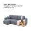 Ronnell 3 Seater Sofa Bed-801148168