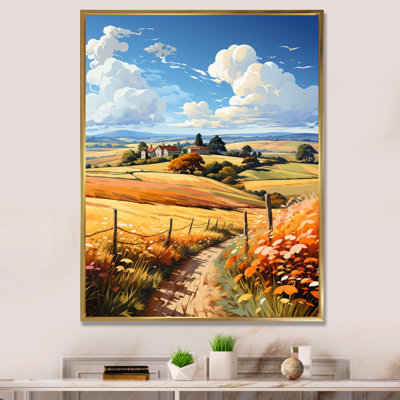 " French Fields Of Normandy II "