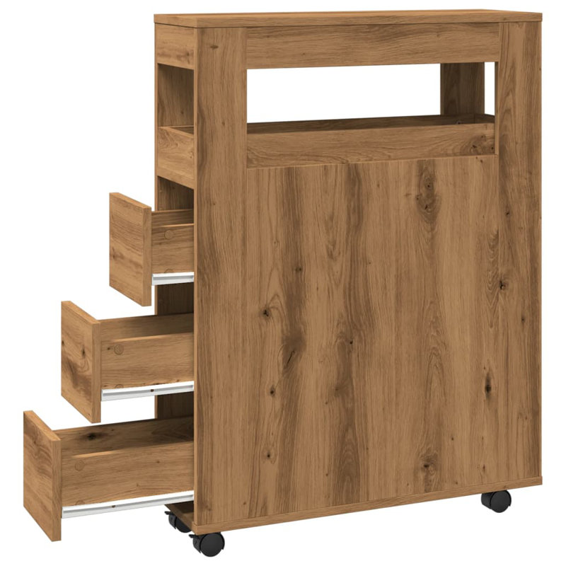 65cm Sideboard, Artisan oak