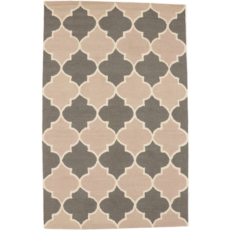 Tapis moderne multicolore touffeté à la main Algonac