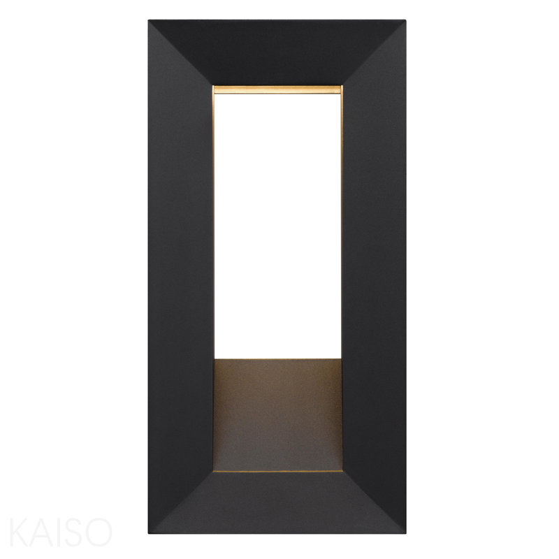 Applique murale à DEL 16 pouces, H 16 po x l 3,25 po x P 8 po