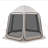 Screen House Tent, 10 X 9.2 Ft, 4-8 Person Pop Up Screen Tent, Portable Screened In Canopy With Carry Bag, Netting Sides, Ground Stakes, For Garden, Patio, Backyard, Outdoor Activities-128527115