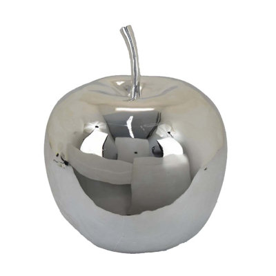 Masu Tabletop Accent Decor, 16 Inch Apple Design,  Resin Body