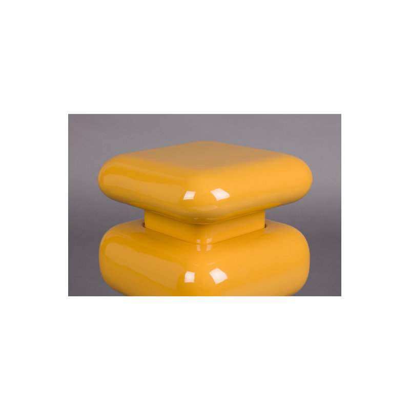 Stubby Accent Stool, Yellow
