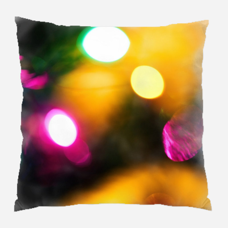 Abstract Geometric Microsuede Reversible Throw Pillow