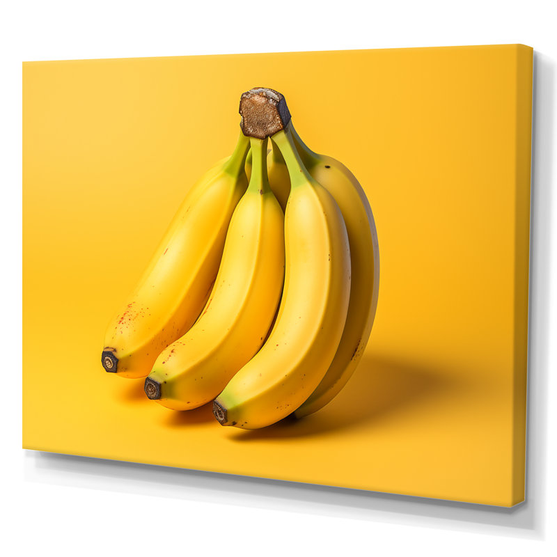 Electric Banana Pop - Art mural fruits, H 34 po x l 44 po x P 1,5 po
