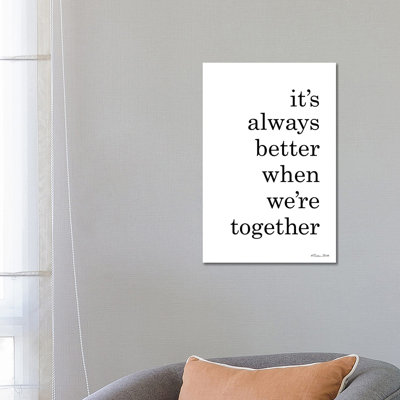 Better Together by Susan Ball - Print on Canvas