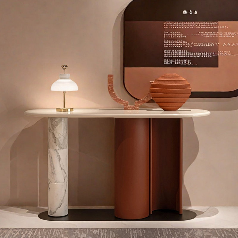 Console Italian Minimalist, H 31,50 po x l 63 po x P 15,7 po
