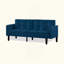 Velvet Futon Couch-1275044729