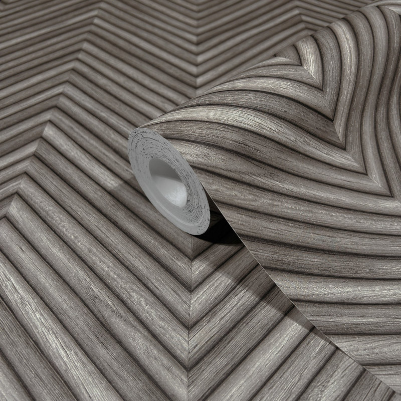 33cmm x 33cm Matte Wallpaper Roll, Grey