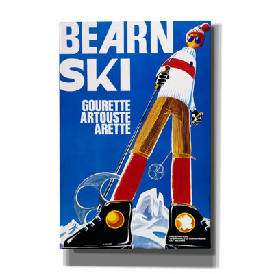 «Red Bear Barrel» par Red Post, reproduction d'art sur toile