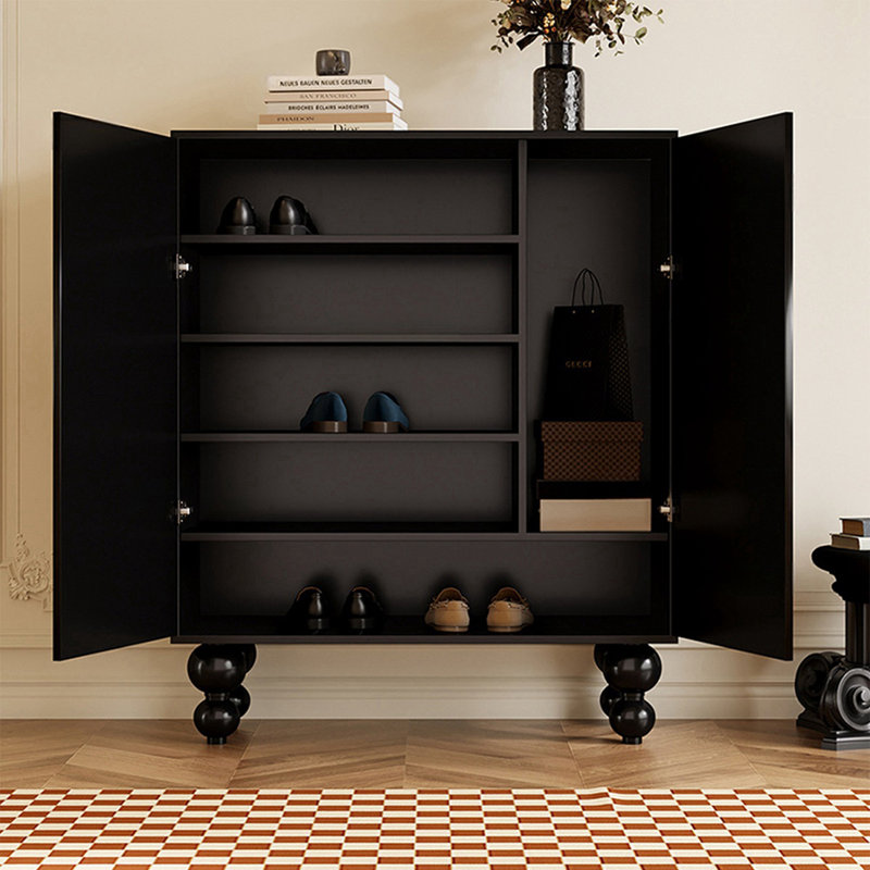 Rangement à chaussures moderne en bois massif
