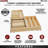 Rev-A-Shelf Maple Two-Tier Combo Drawer System w/BLUM Soft-Close, 4WTCD-30HSC-1-105285765