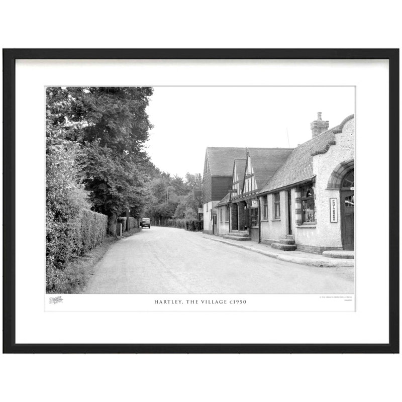 Hartley, The Village C1950 - Single Picture Frame Print, 28cm H x 36cm W x 2.3cm D