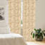 Panneau coulissant floral semi-diaphane avec passe-tringle-45980817