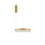 1 - Light Brushed Gold LED Unique/Statement Pendant