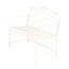 Banc de jardin extérieur - blanc