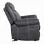Fauteuil inclinable électrique Hesy, ports USB, microfibre gris foncé doux