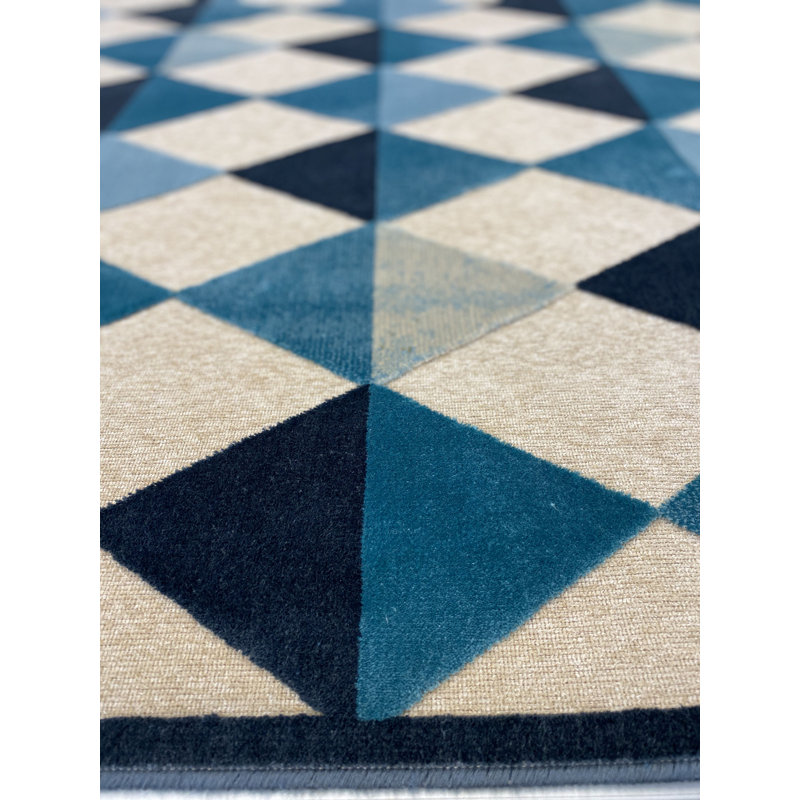 Garibay Geometric Viscose Area Rug, Rectangle 160 x 230cm