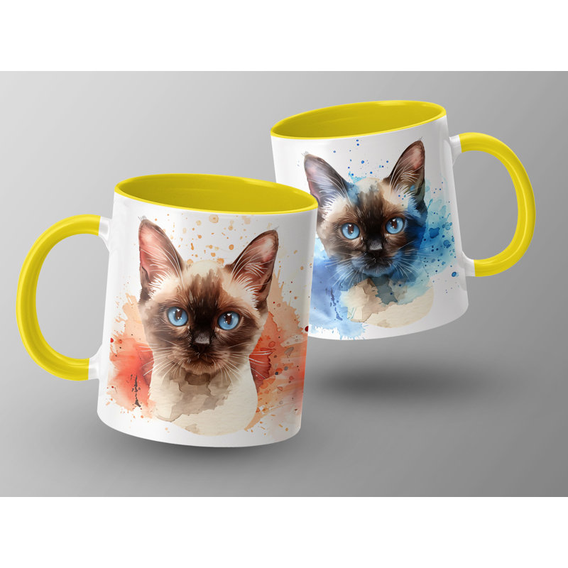 Ceramic Coffee Mug, Yellow