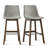 Annemasse 28" H Solid Wood Low Back Bar Stools-864686542