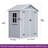 6.2 ft. W x 3.4 ft. D Resin Storage Shed-98501825