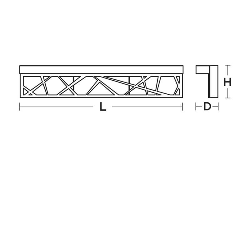 Applique murale 1 lumière pour salle de bain Mauriello, Blanc