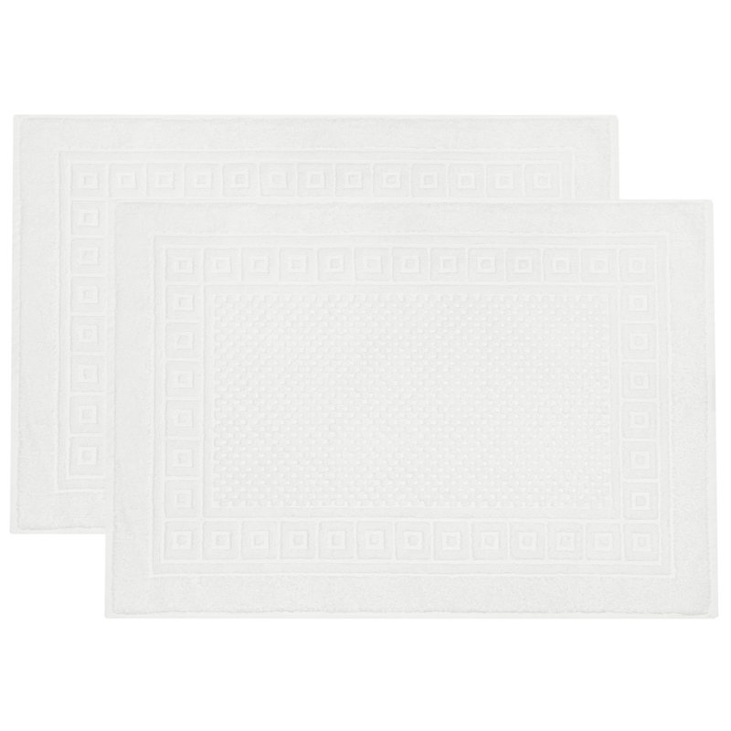 Bath Rug, White