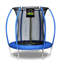 Ensemble de trampoline d'extérieur en forme de citrouille avec enceinte de sécurité haut de gamme Machrus Moxie, 6 pi-53226736