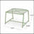 Durable Weather-Resistant Patio Side Table With Mesh Top For Outdoor Convenience And Style-1734701575